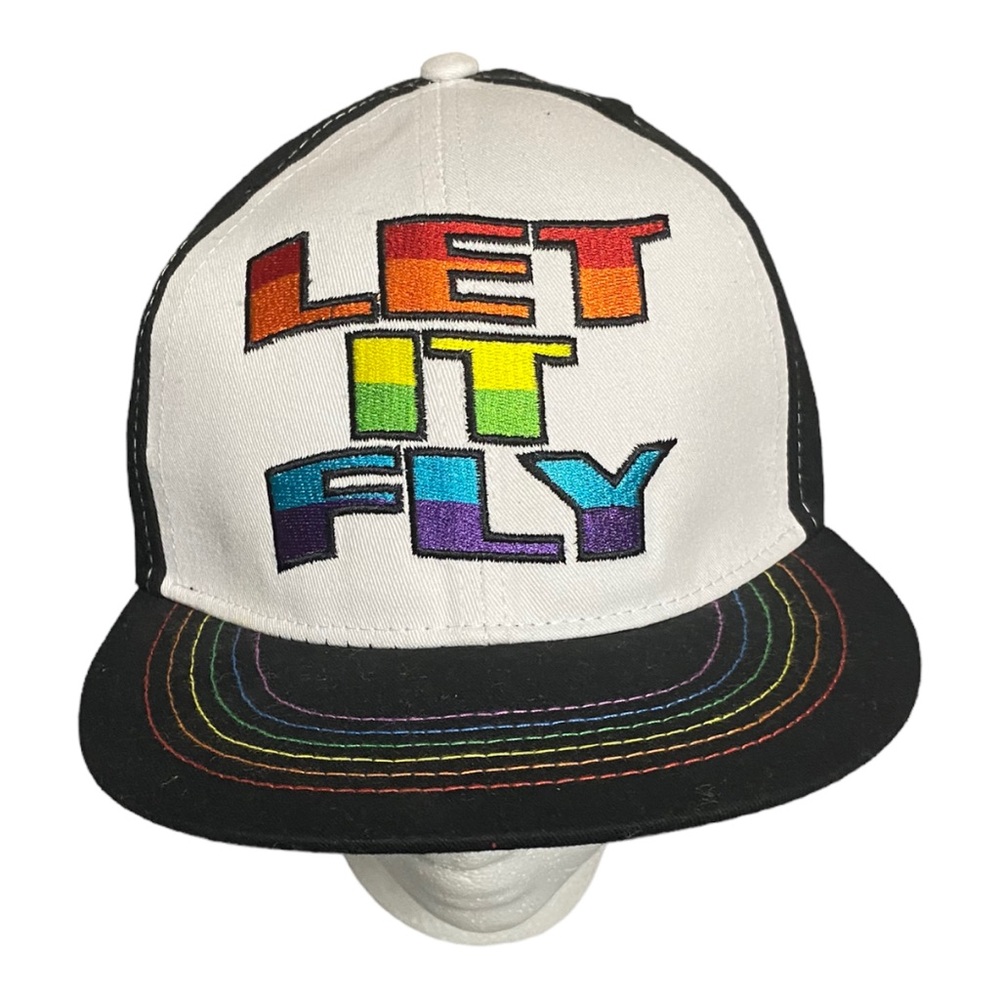 Let it Fly Adjustable Trucker hat Mesh Snapback cap LGBTQ Pride 🏳️‍🌈
